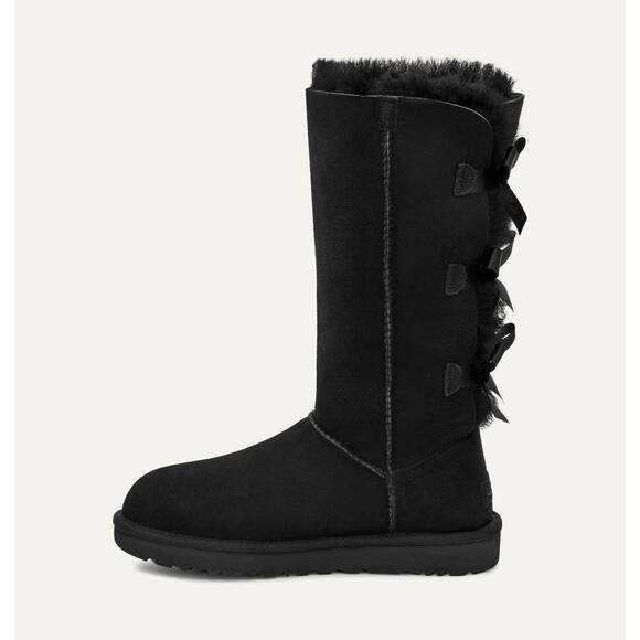 NEW UGG women's bailey bow tall boots in black - Picture 4 of 6